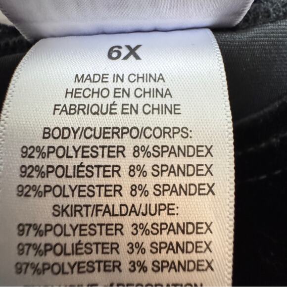 Blueberi Boulevard Girl’s  Black and Green Holiday Festive Dress Sz 6X NWT - Picture 5 of 11